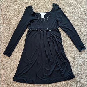 Women’s Black Max Studio long Sleeve Babydoll Dress Size L